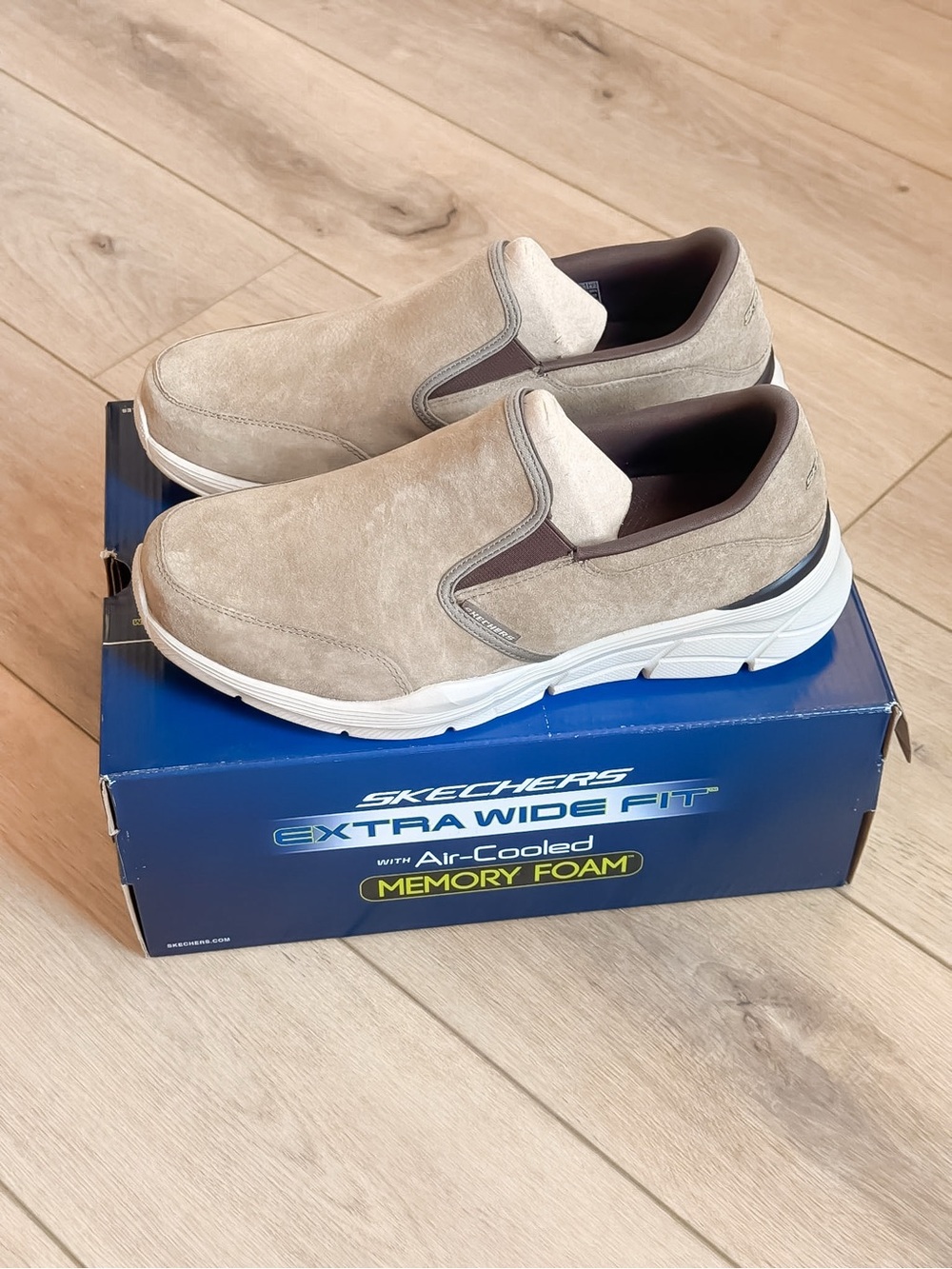 SKECHERS MENS EQUALIZER 4.0 MYRKO SLIP ON EXTRA WIDE FIT SIZE 10 NIB 232019